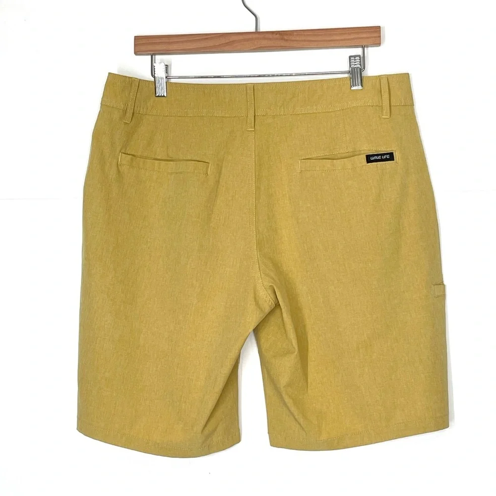 Wave Life Tuna H2O Active Hybrid Shorts Size 34 Flat Front Board Shorts